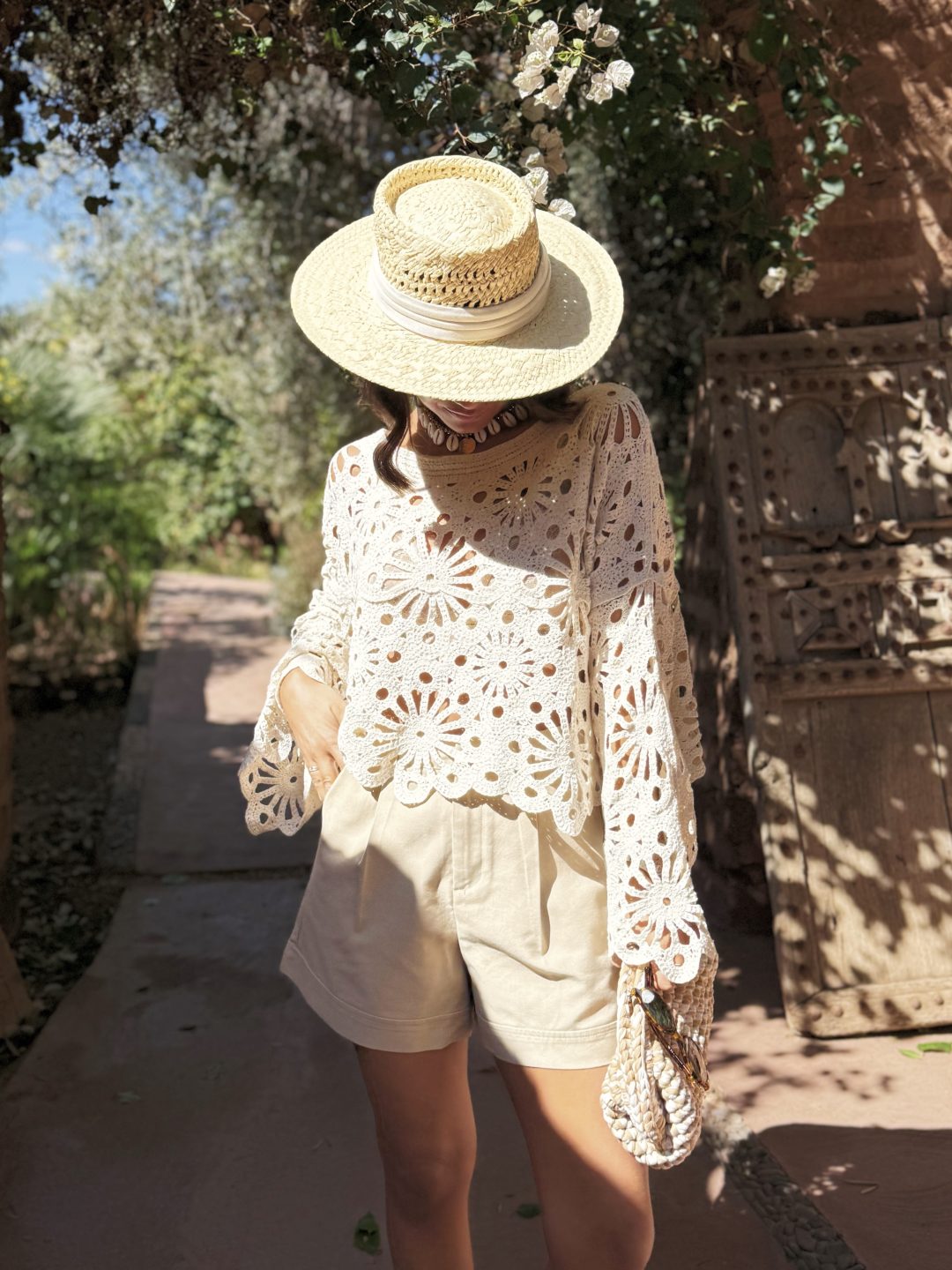 Top en CROCHET beige – Image 6