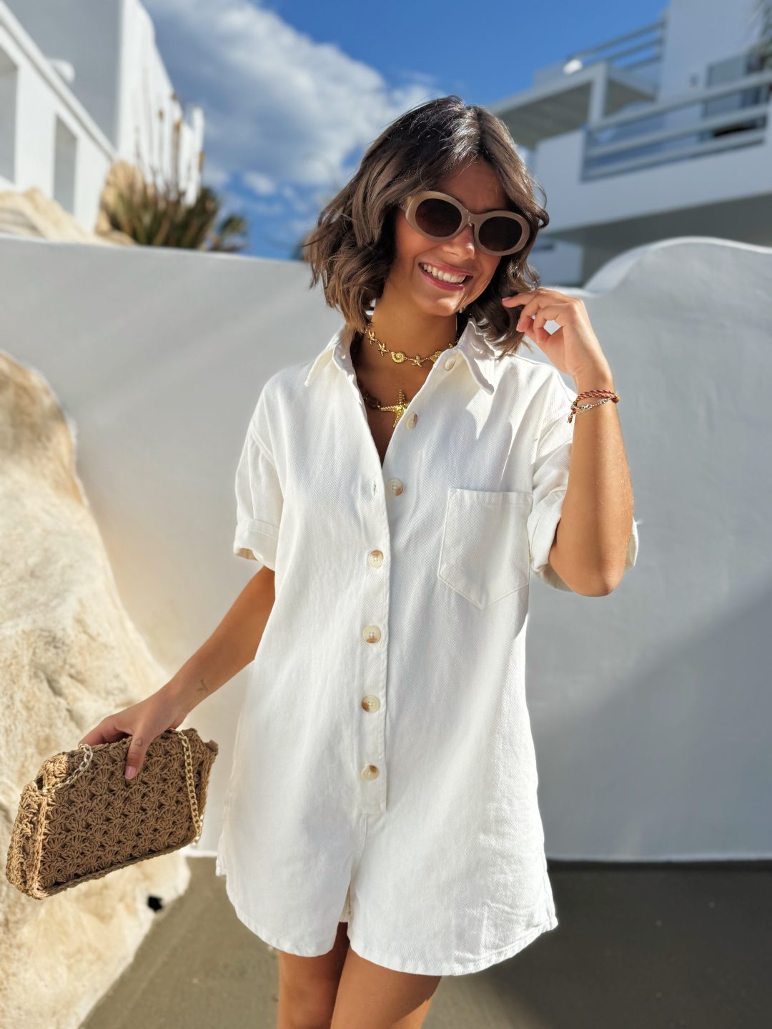 Combi-short OHLALA blanc – Image 3