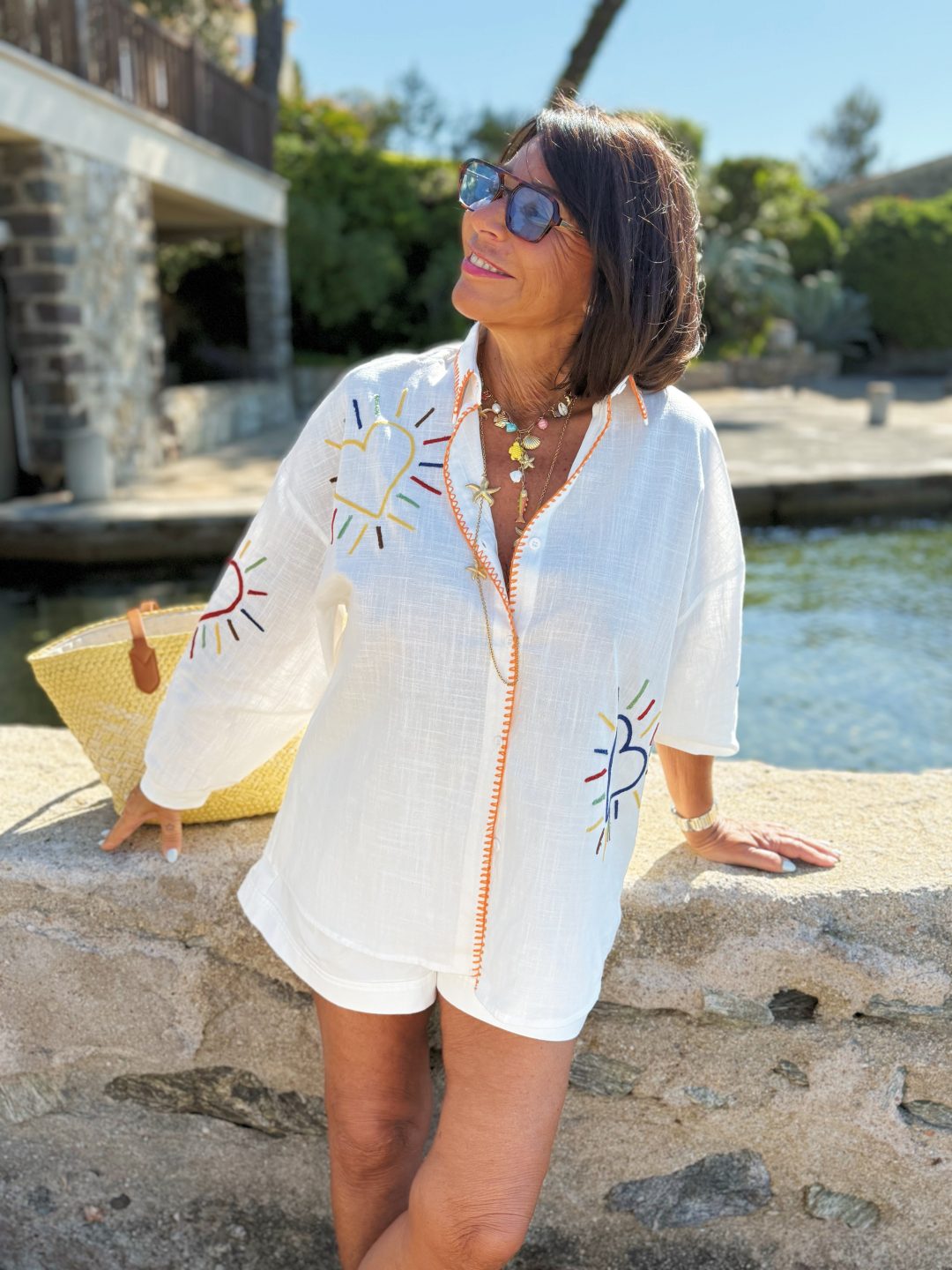 Chemise en lin COEUR multi – Image 2