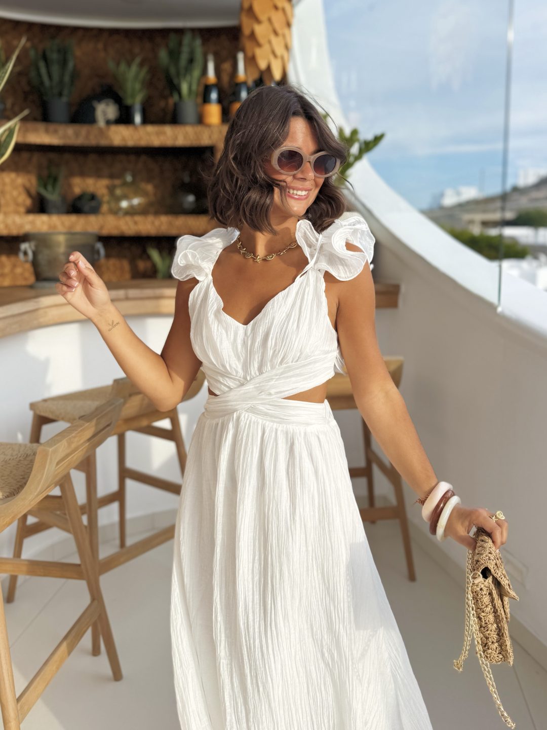 Robe OLYMPE blanche – Image 3