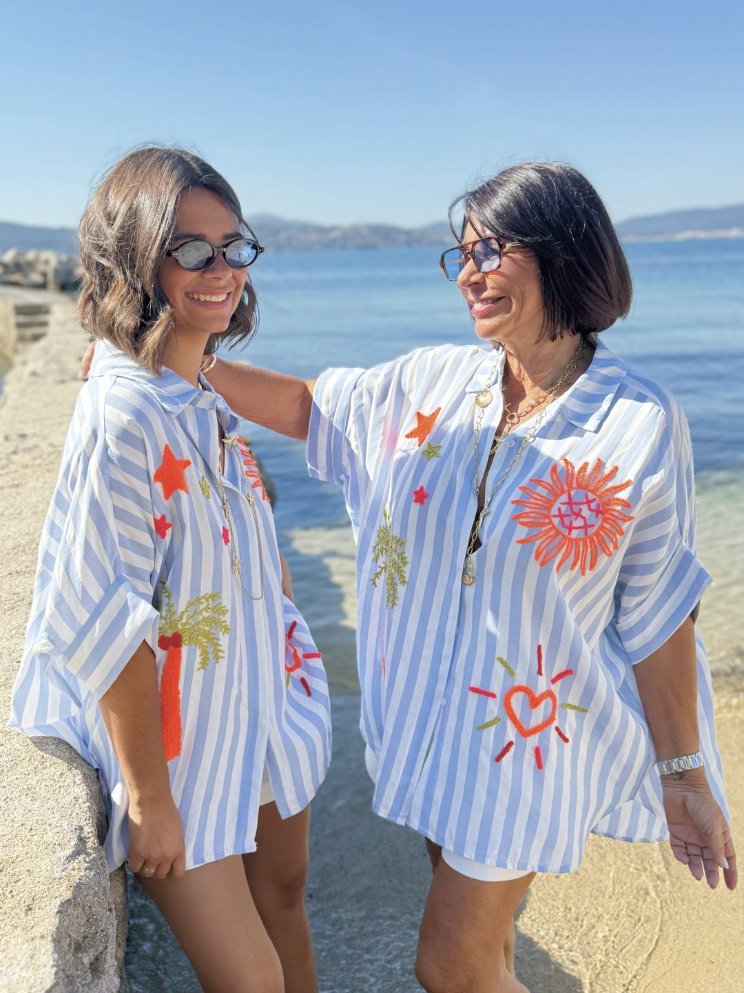 Chemise RIVIERA avec ses broderies