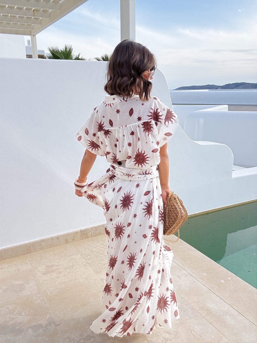Jupe  CHIARA imprimé soleil – Image 3