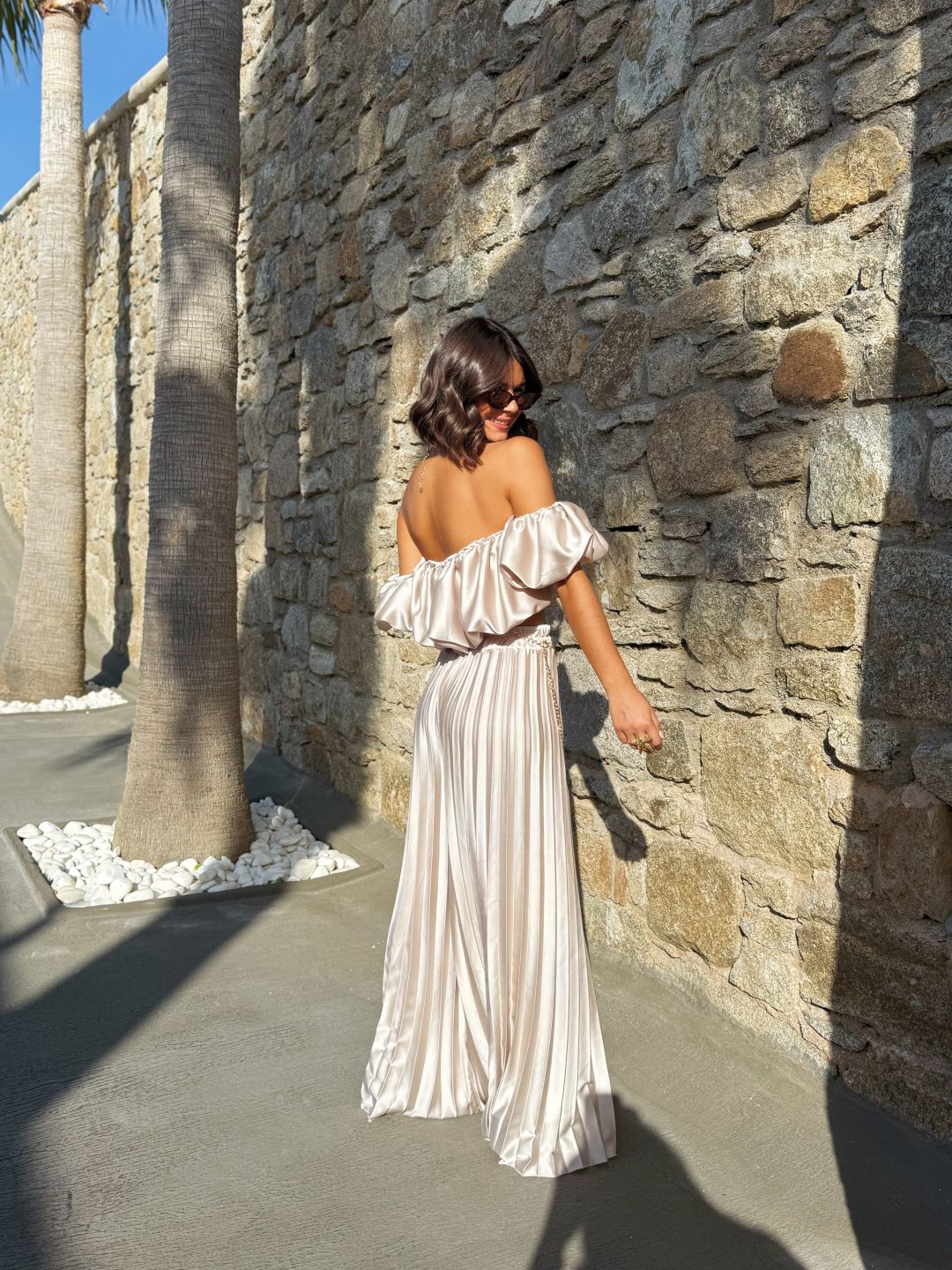 Ensemble PLISSÉ beige (Pré-commande) – Image 2