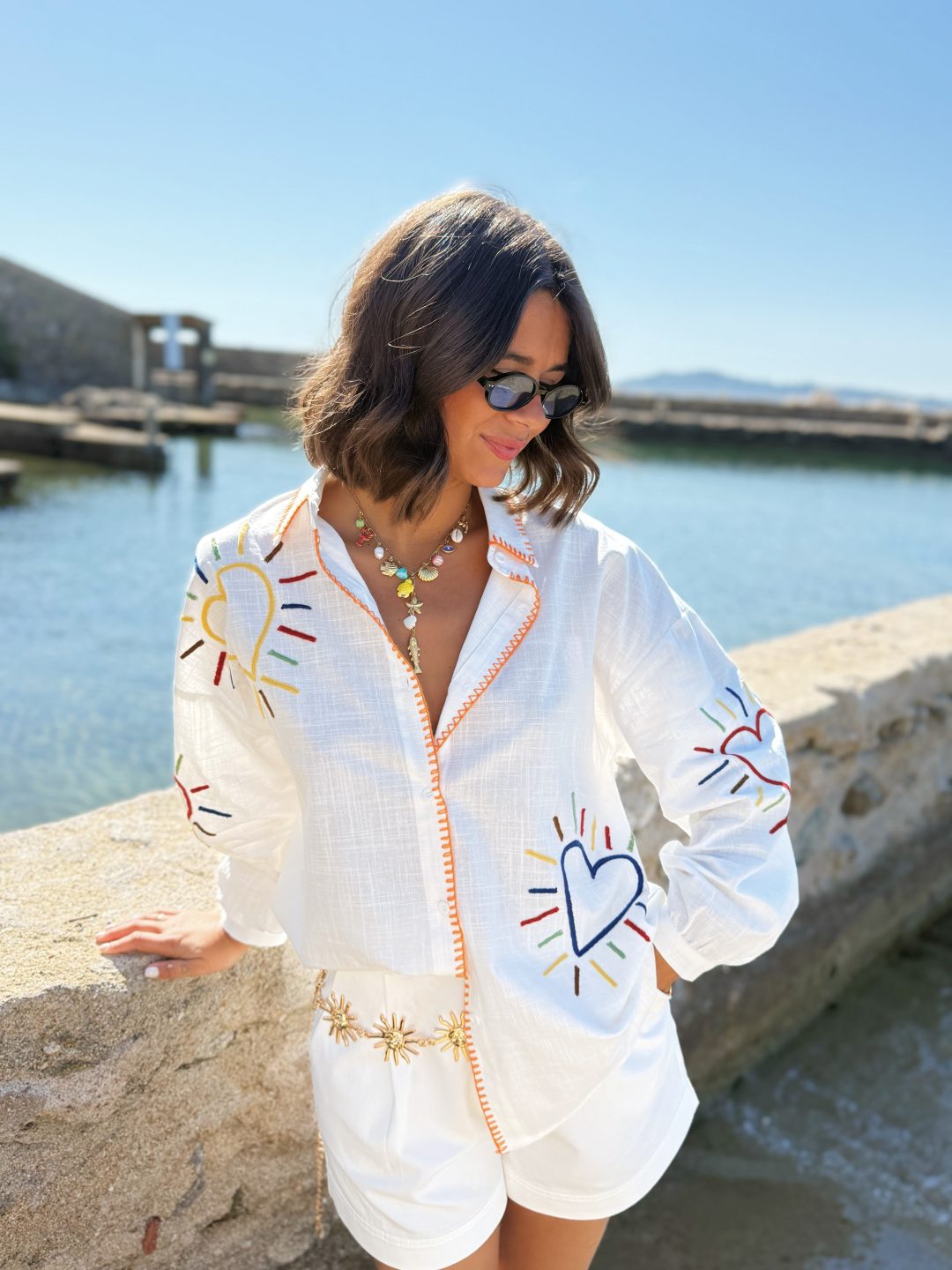Chemise en lin COEUR multi – Image 4