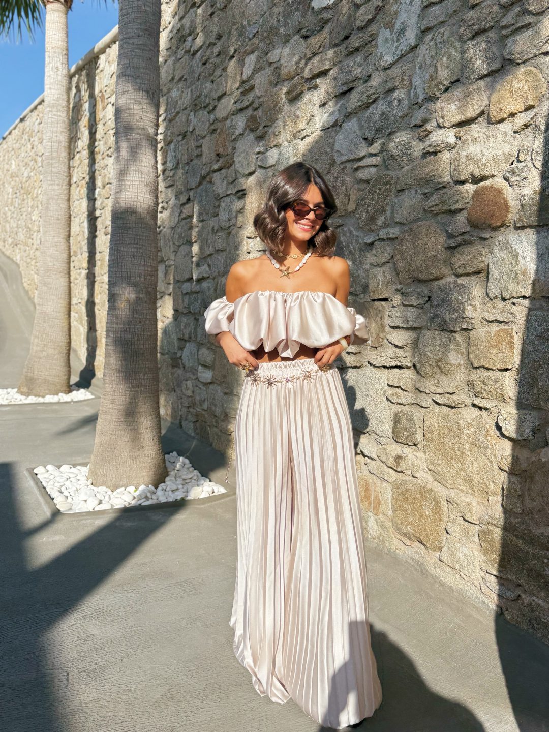 Ensemble PLISSÉ beige (Pré-commande) – Image 3