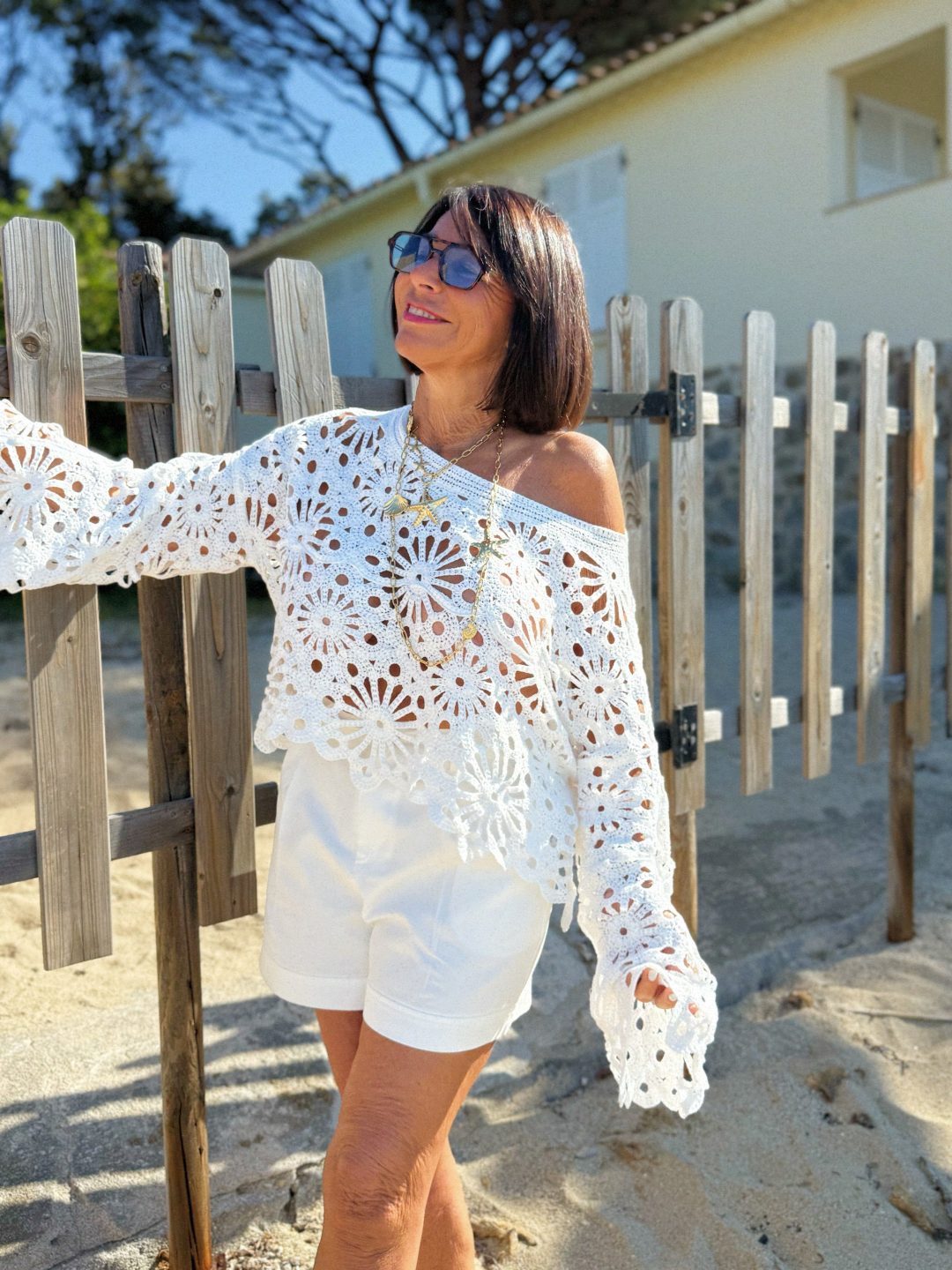 Top en CROCHET blanc – Image 4