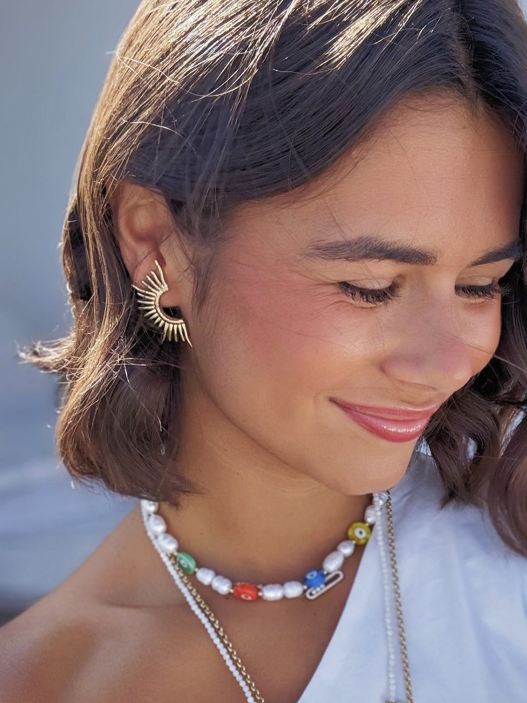 Boucles d'oreilles DEMI SOLEIL – Image 4